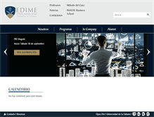 Tablet Screenshot of edime.edu.co